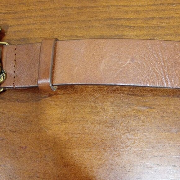 Nick & Nora Dragon Buckle Leather Belt, Size M main image 8